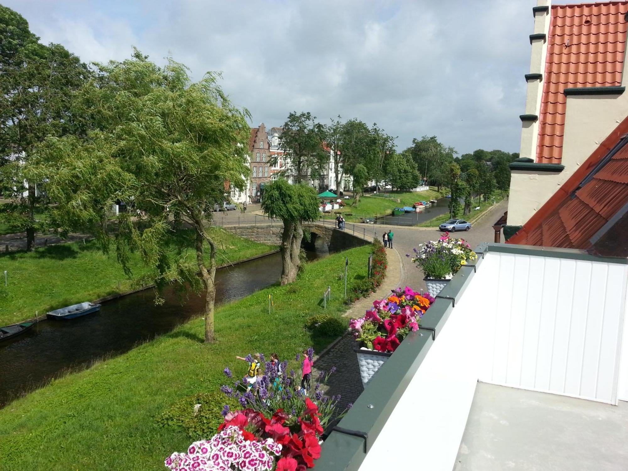 Hotel Pension Marktblick Friedrichstadt Esterno foto